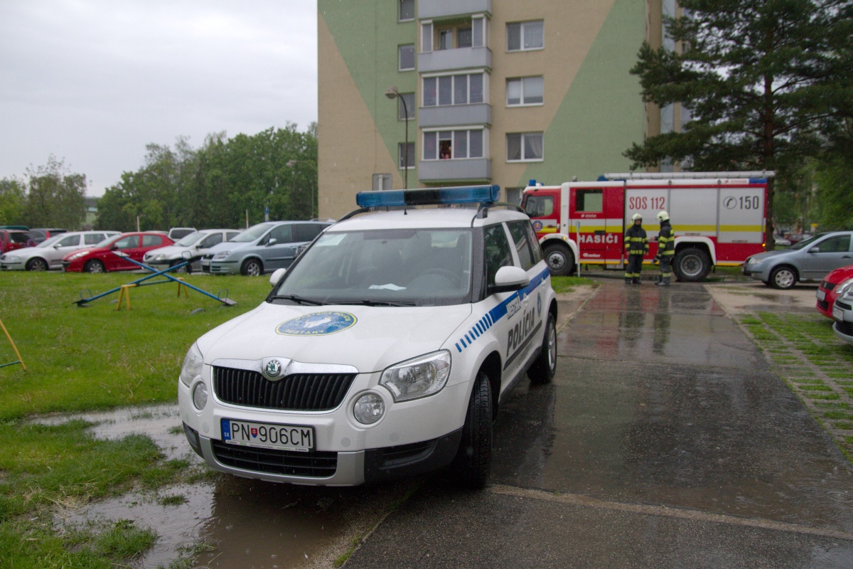 Požiar rozvodnej skrine (2)