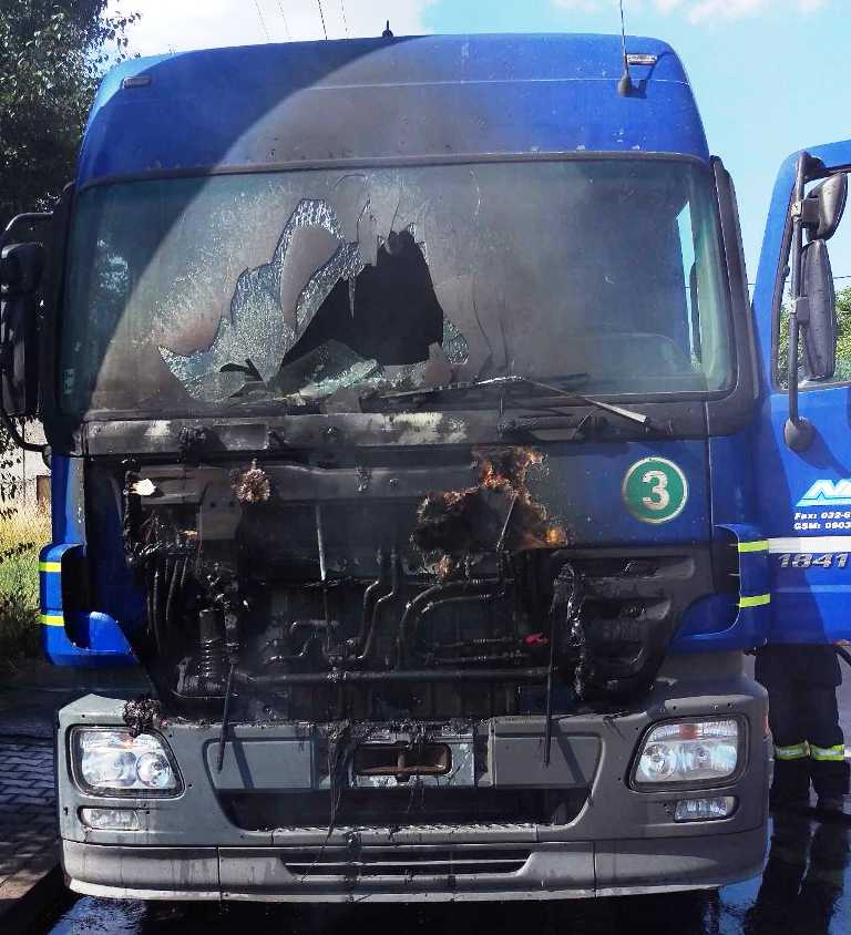 Požiar kamiona Piešťany 03