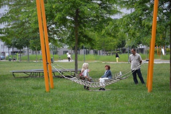 hupacie siete - v každom parku