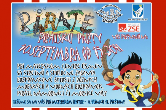 Pirátska párty - plagát