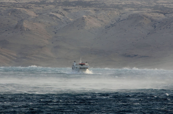 Trajekt vo veternej búrke