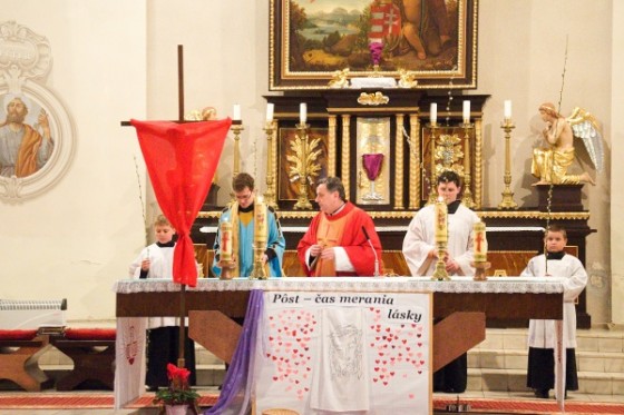 Omša počas Kvetnej nedele