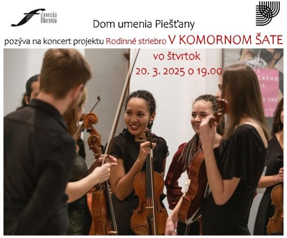Koncert VŠMU Rodinné striebro v komornom šate