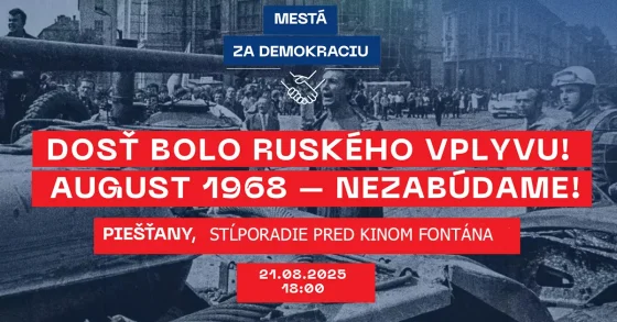 Plagát Ostnaté spomienky august 1968