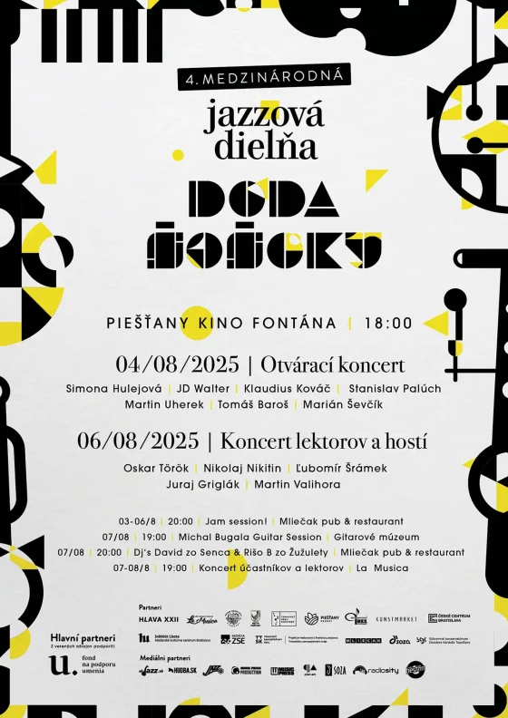 Plagát Medzinárodná jazzová dielňa Doda Šošoku 2025