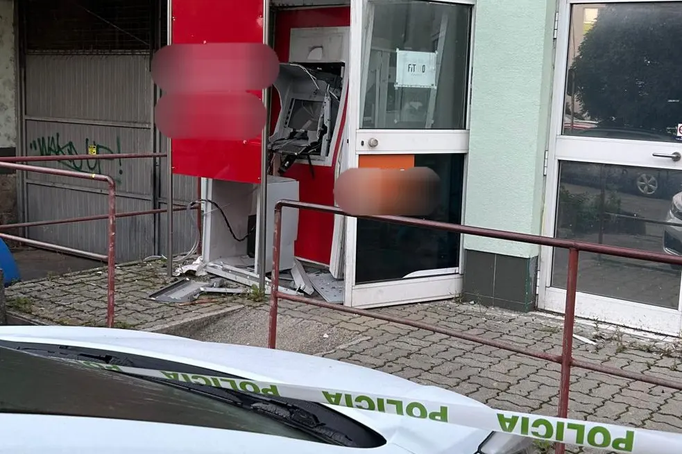 Výbuch bankomat 19.9.2025 Piešťany
