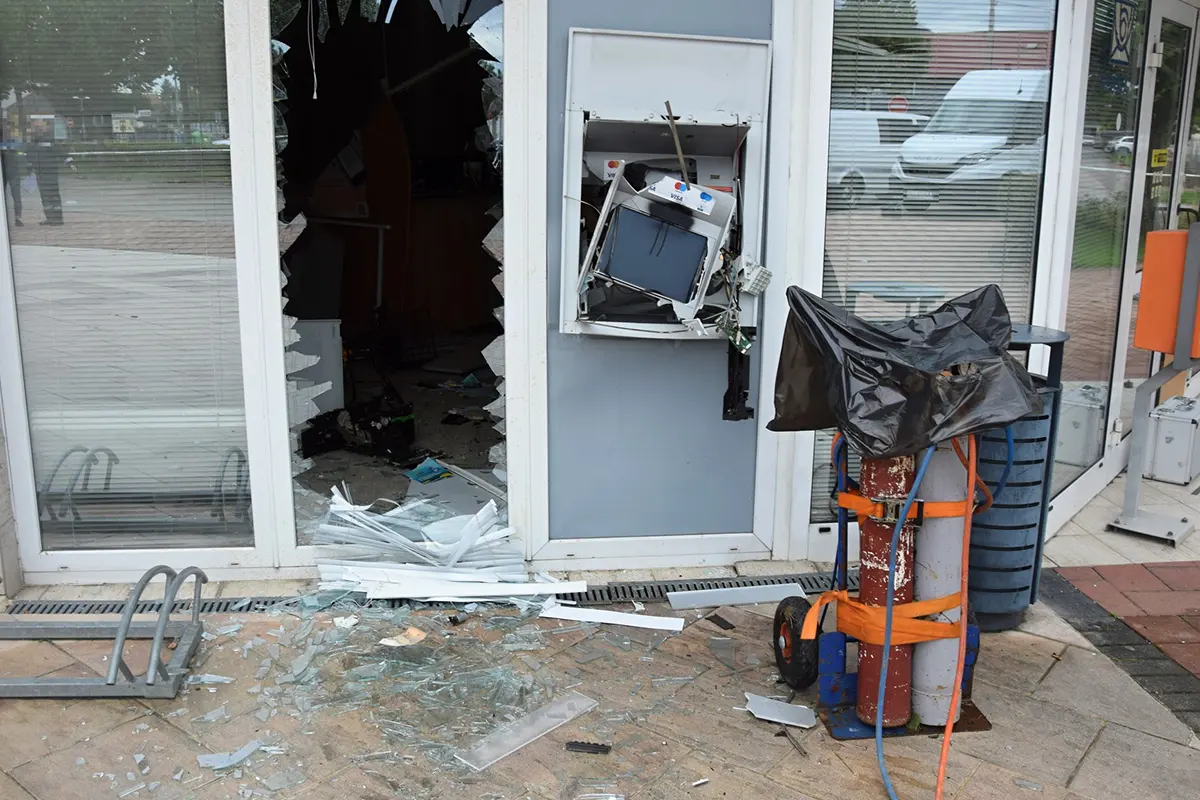 Výbuch bankomat Madunice 16.09.2025