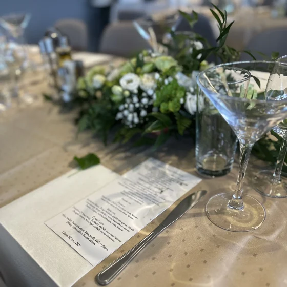 Reštaurácia Lodenica Piešťany prestieranie