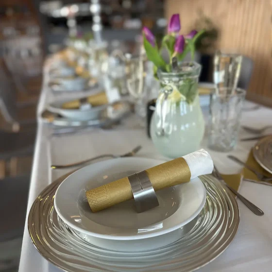 Reštaurácia Lodenica Piešťany slávnostné prestieranie