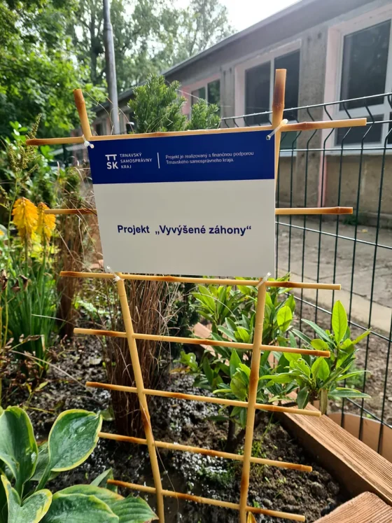 Vyvýšené záhony MC Úsmev