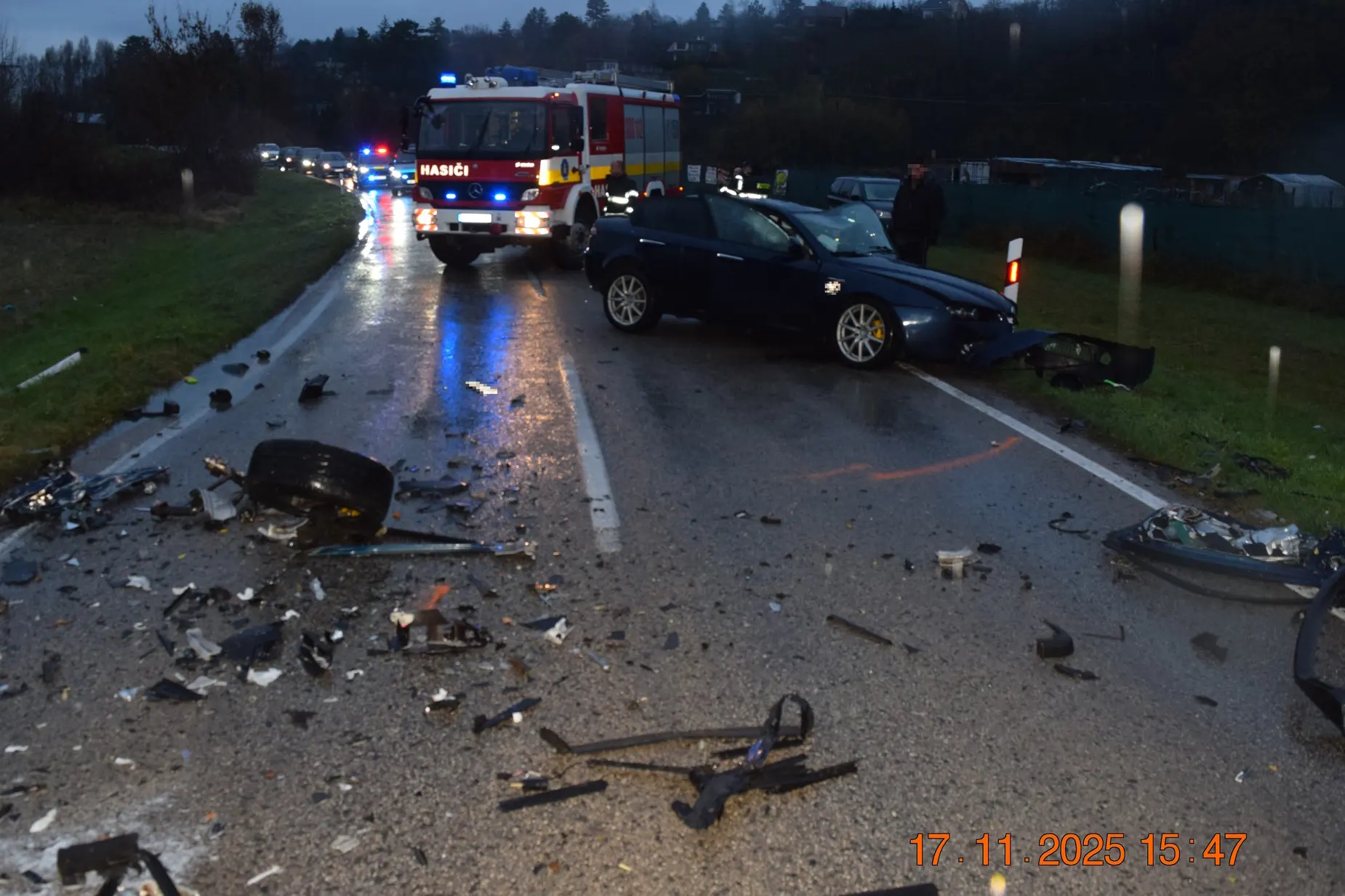 Nehoda Banka Ratnovce 17. 11. 2025