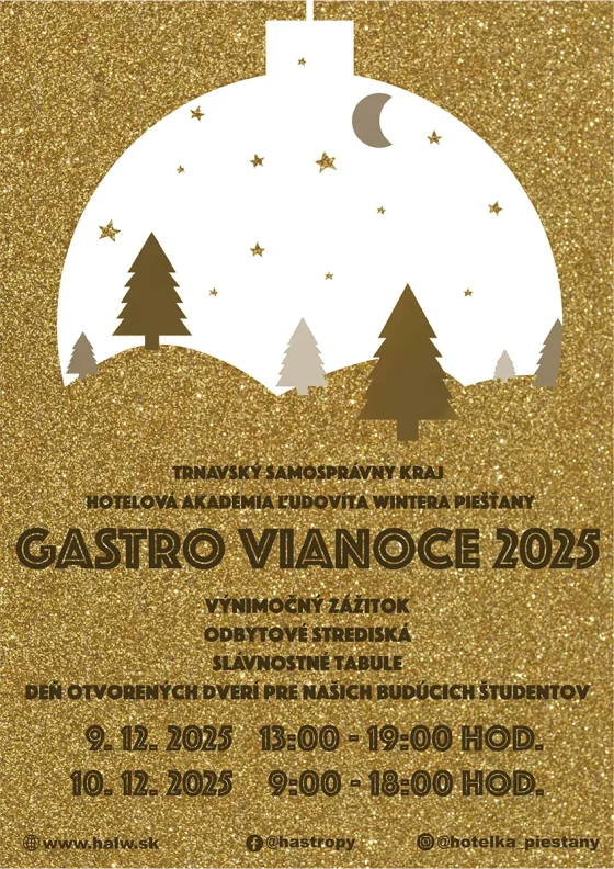 Plagát Gastro Vianoce 2025
