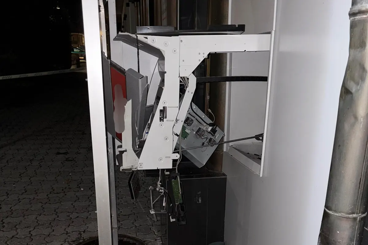 Výbuch bankomat Vrbové