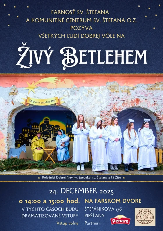 Plagat Zivy Betlehem 2025