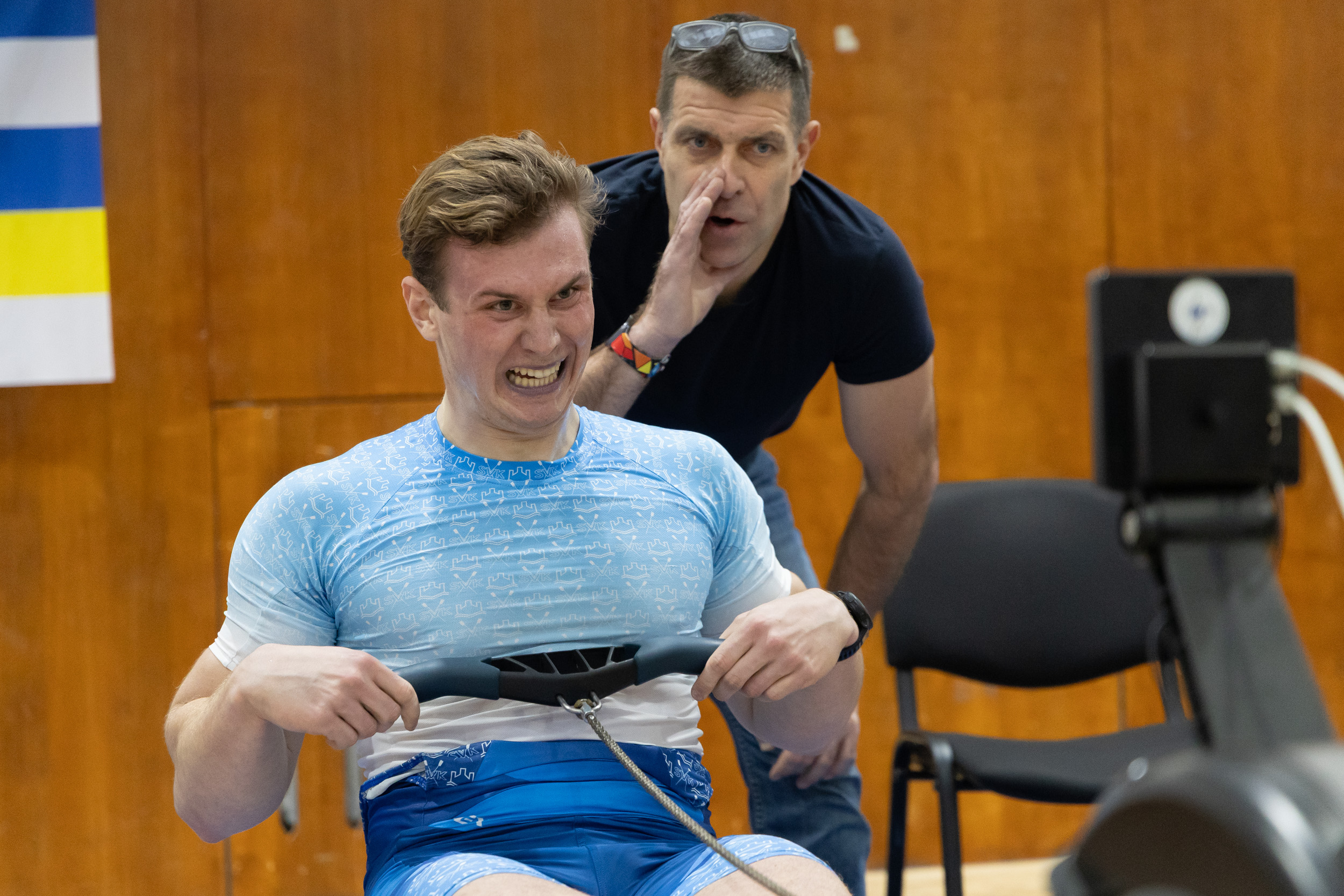 Michal Žemla s trénerom Jánom Žiškom